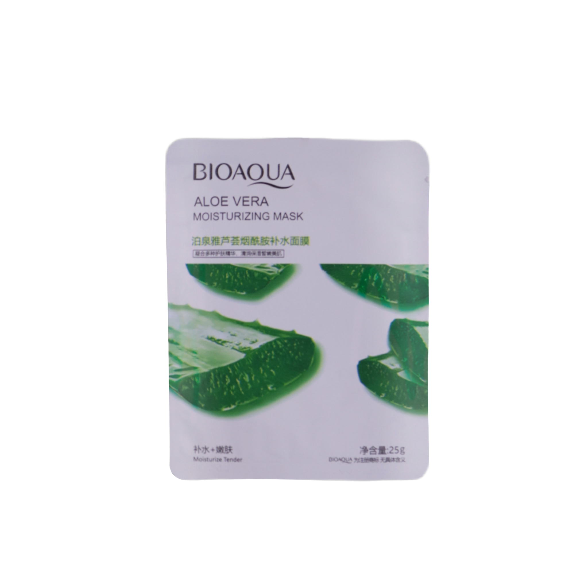 ماسک ورقه ای صورت بیوآکوا مدل آلوئه ورا (Bioaqua Aloe Vera) – آبرسان و تسکین‌دهنده پوست