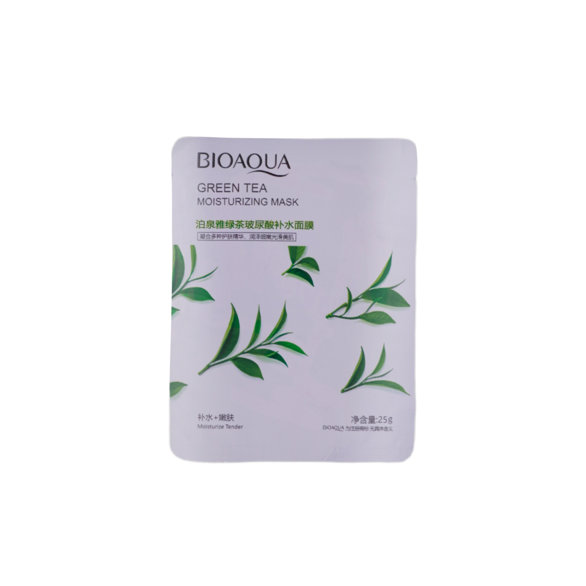 ماسک ورقه ای صورت بیوآکوا مدل چای سبز (Bioaqua Green Tea) – کنترل کننده چربی و ضد جوش