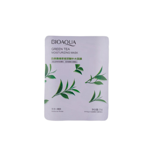 ماسک ورقه ای صورت بیوآکوا مدل چای سبز (Bioaqua Green Tea) – کنترل کننده چربی و ضد جوش